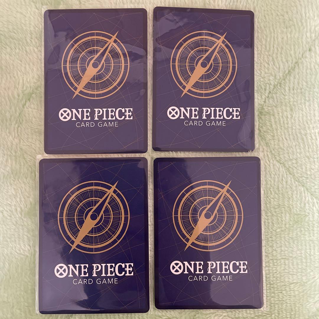 ワンピースカード　ルフィ　ジャンプ　プロモカード　4枚　P-033