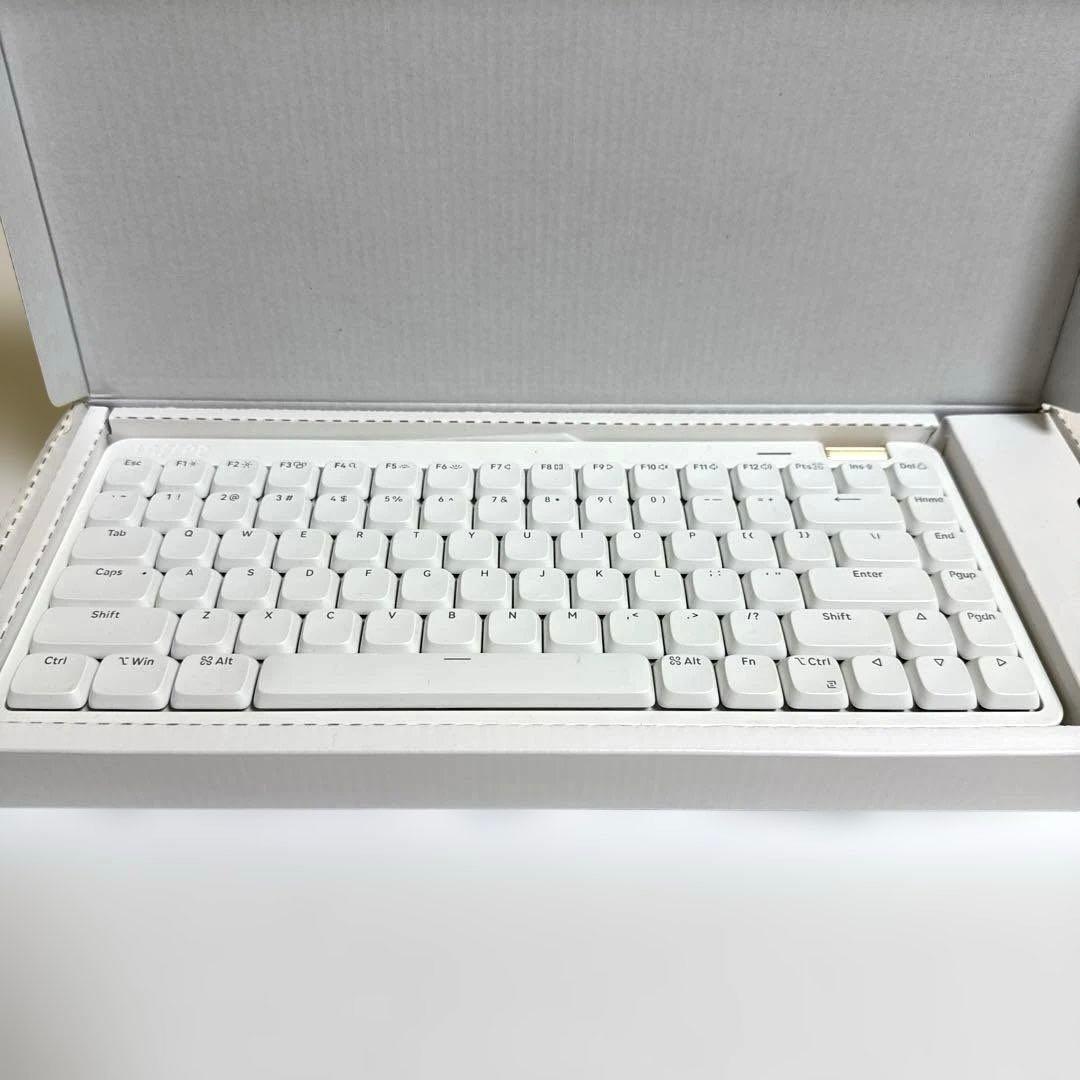 Lofree Flow Lite 84 ホワイト US配列 ロープロキーボード