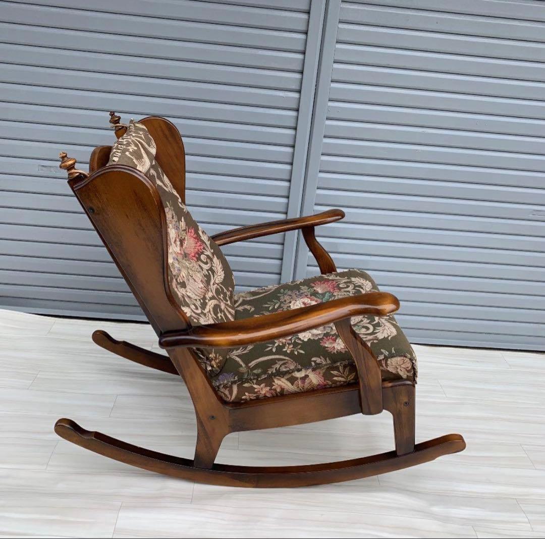 カリモクコロニアルシリーズロッキングチェア