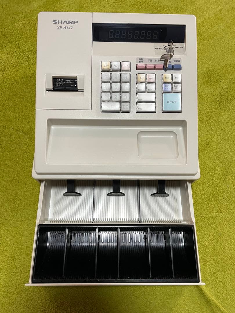 美品　SHARP XE-A147 レジスター　ロール紙5巻　セット