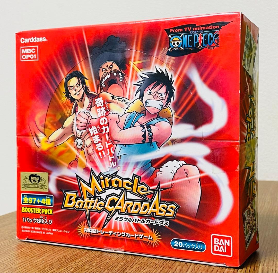 ミラバト ミラクルバトルカードダス ワンピース 第一弾 ブースター 1BOX