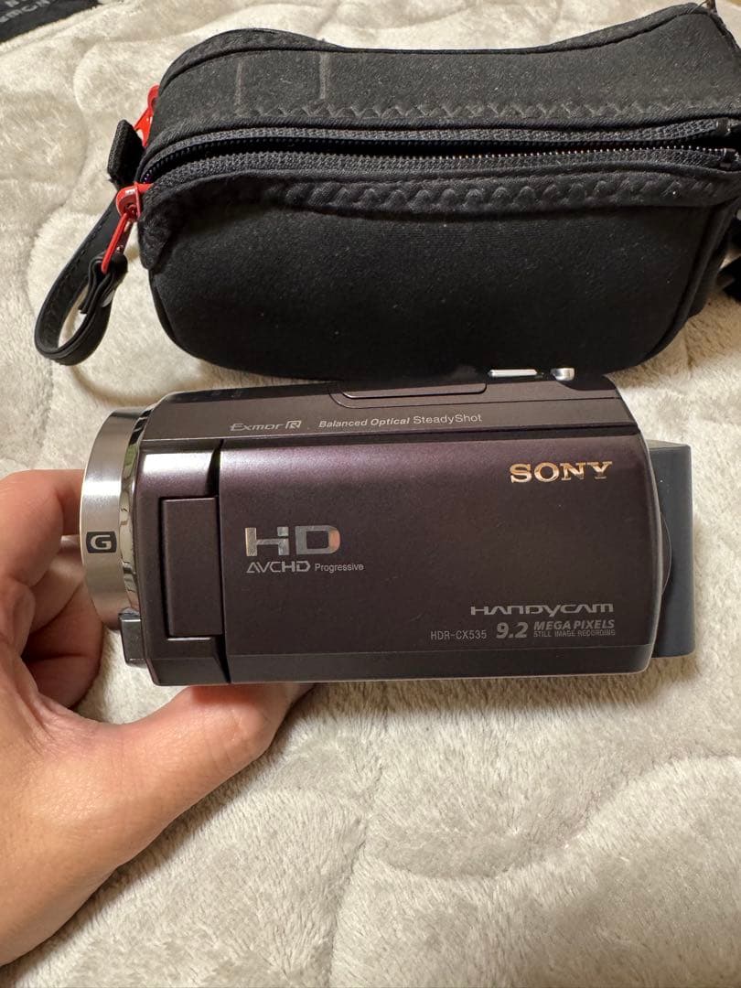 ソニー SONY ビデオカメラ Handycam CX535 ブラウン