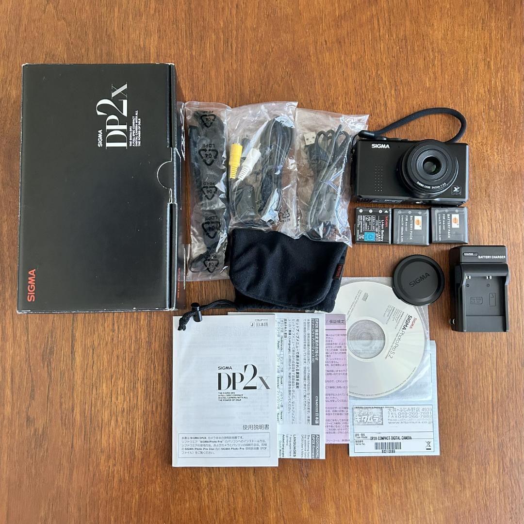 SIGMA DP2x バッテリー3個付き　元箱有り