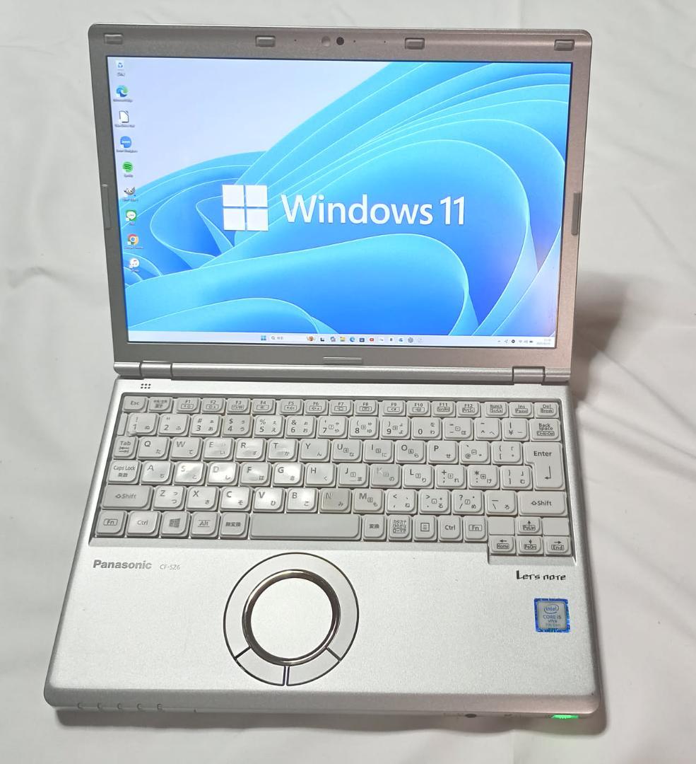 レッツノート わずか1kg Win11/i5/8G、オフィス、テレワーク可