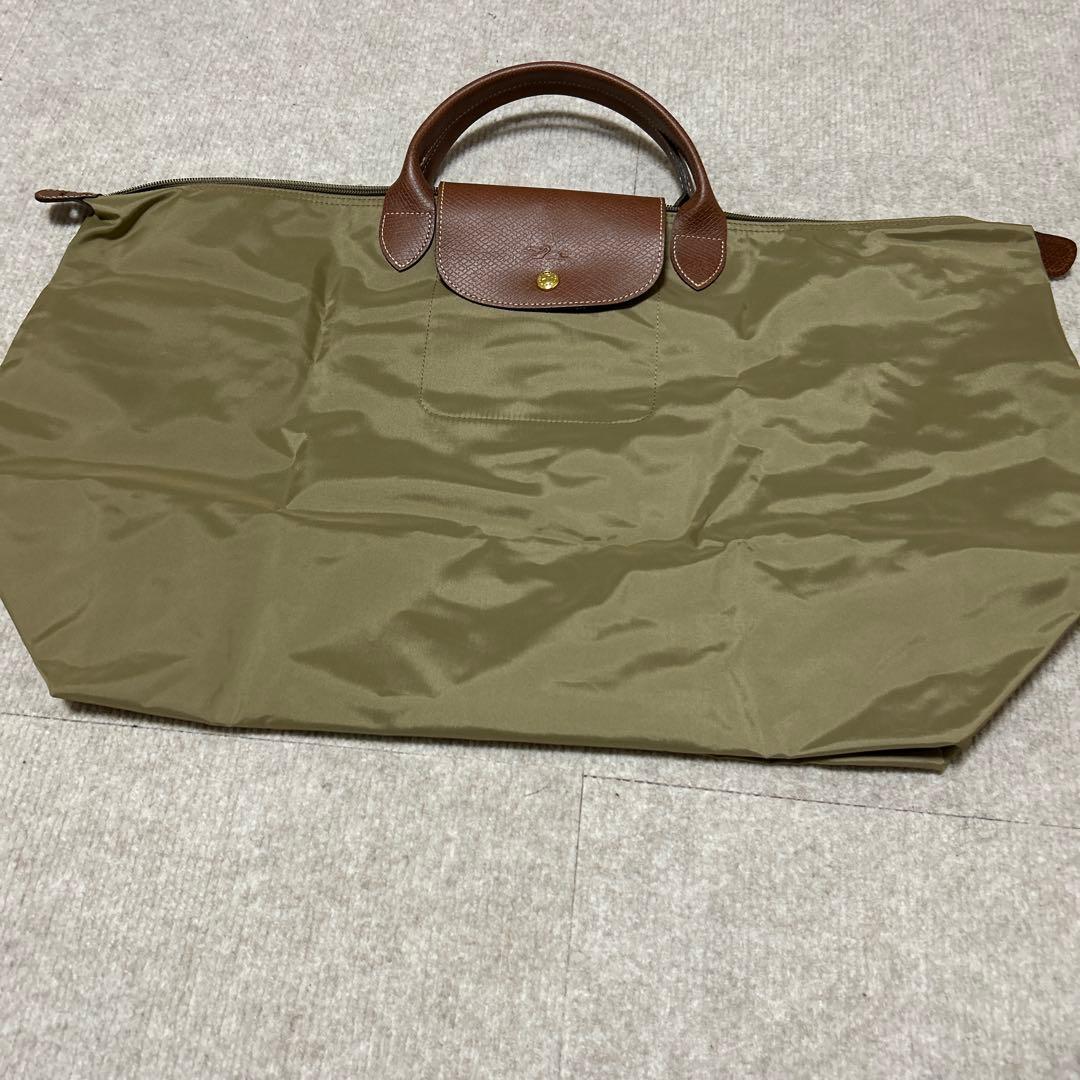 ロンシャンベージュ系色 ボストンバッグl