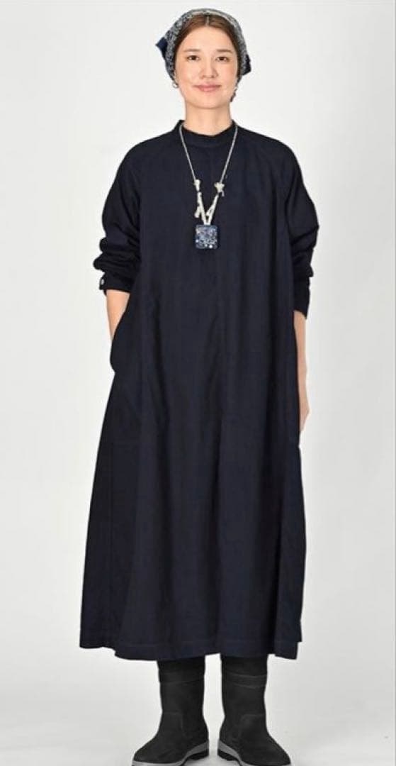 45R モンプチ　チノ　カバーオール　ワンピース　ロングワンピース