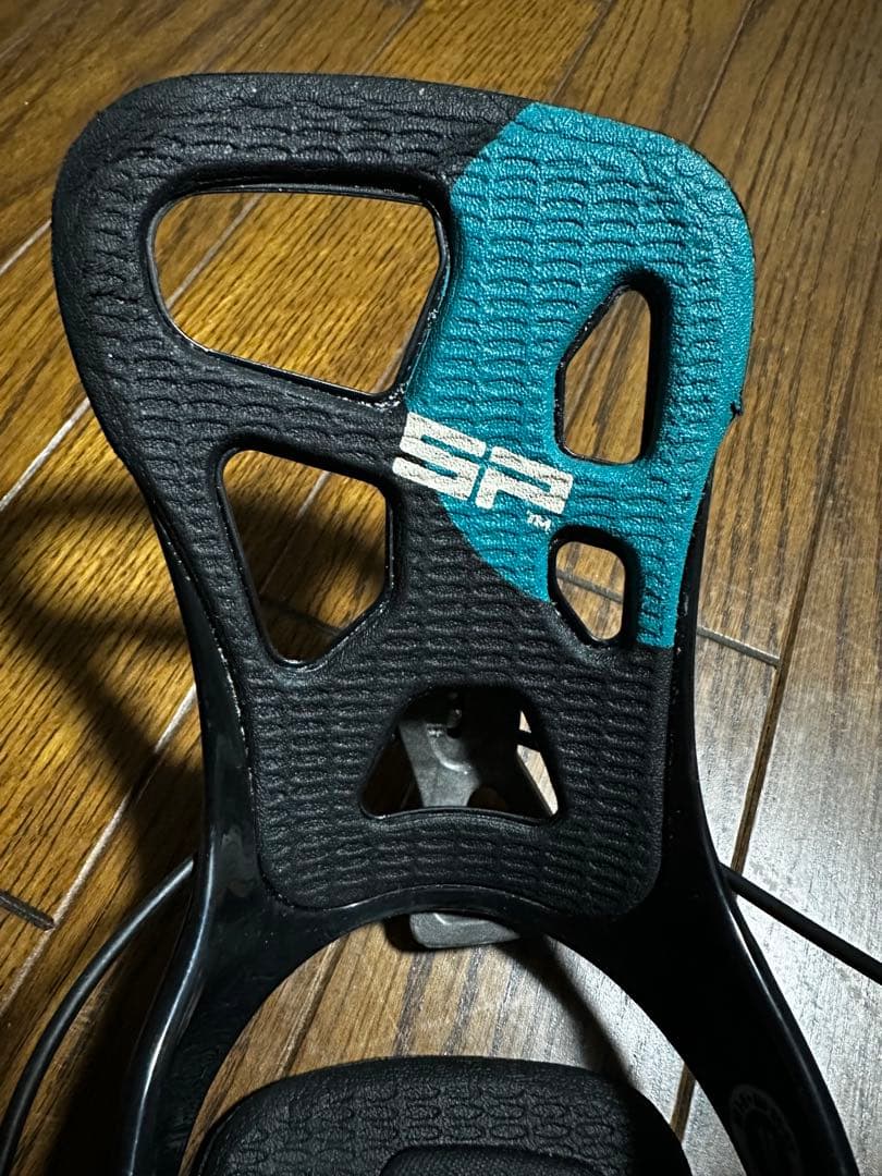 SPスノーボードビンディング ブラック/ブルー