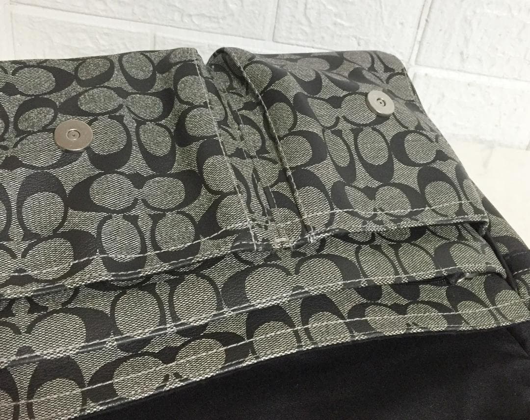 no32053 コーチ F70590 ヘリテージストライプ ショルダー バッグ