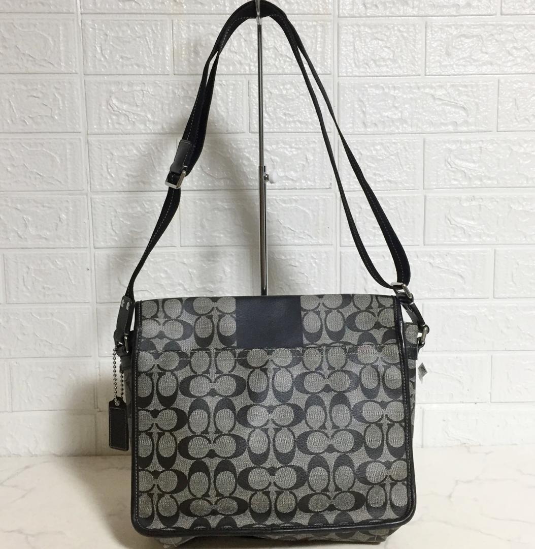 no32053 コーチ F70590 ヘリテージストライプ ショルダー バッグ