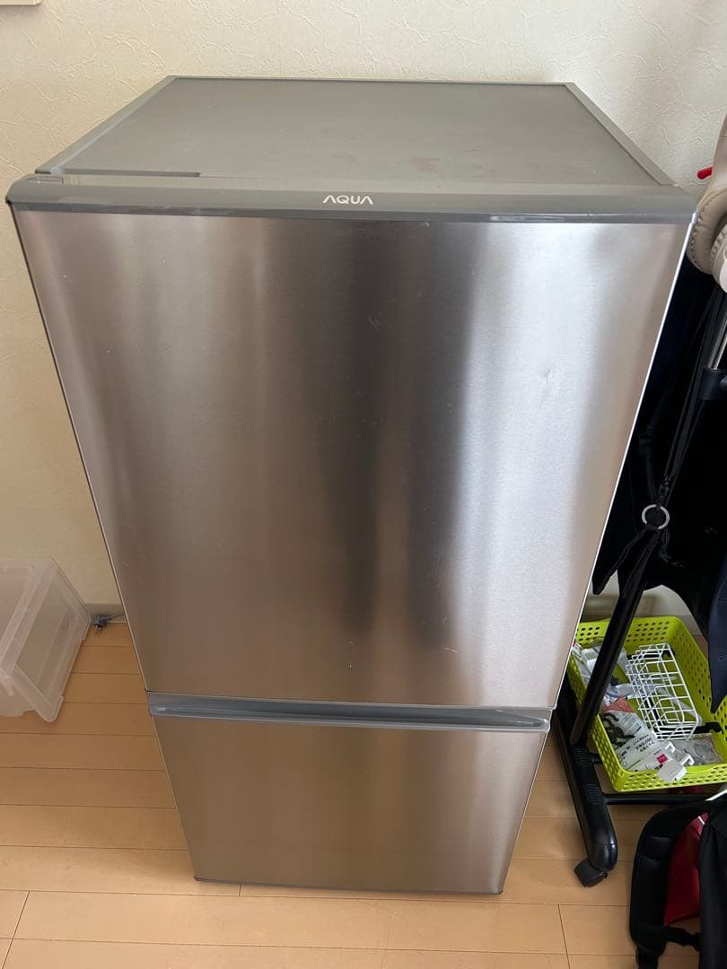 AQUA AGR-L12F 2ドア冷蔵庫 シルバー