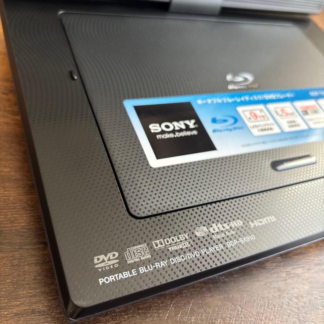 【美品】SONY ポータブルプレーヤー BluRay DVD BDP-SX910