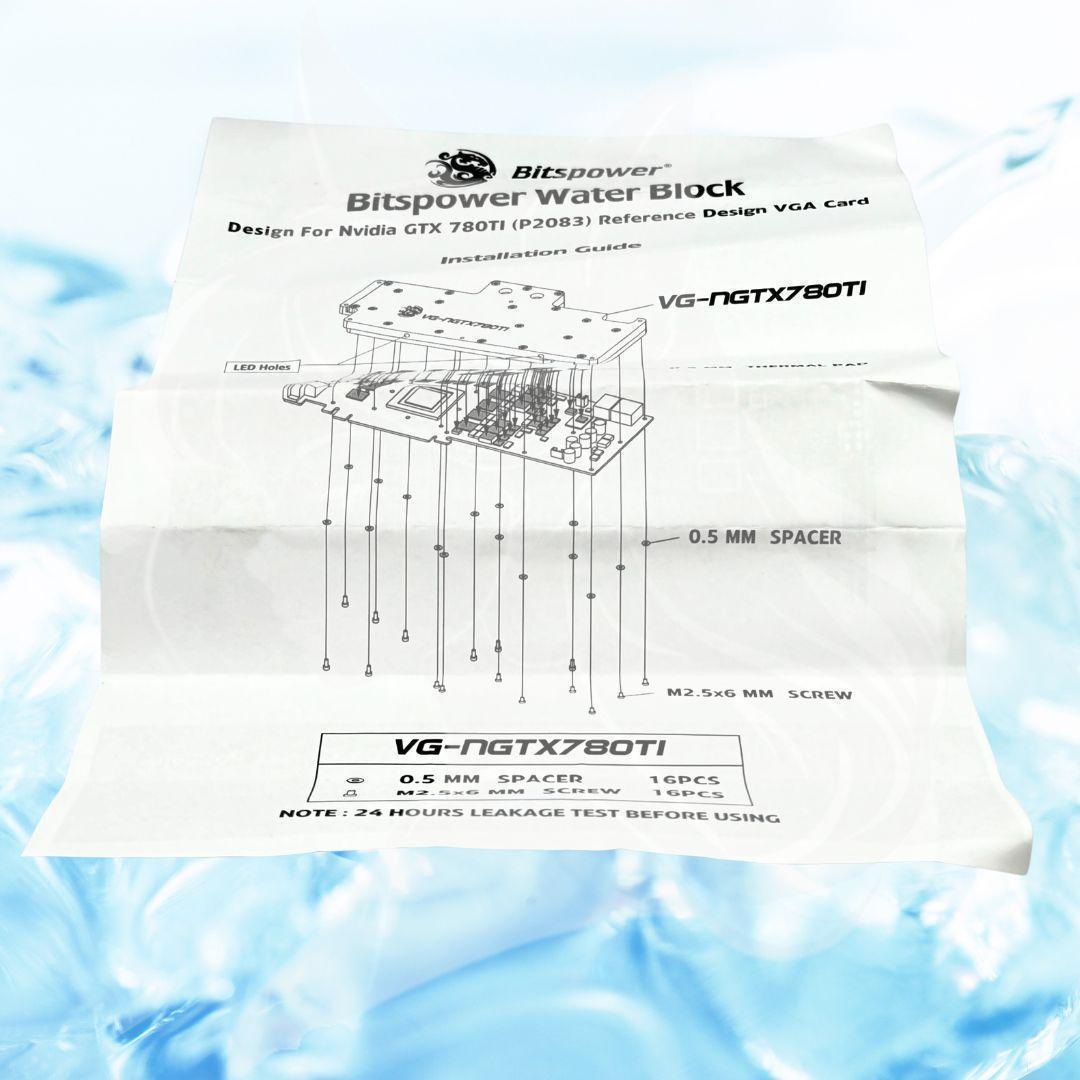 Bitspower VG-NGTX780TI ニッケルメッキ アクリルトップ
