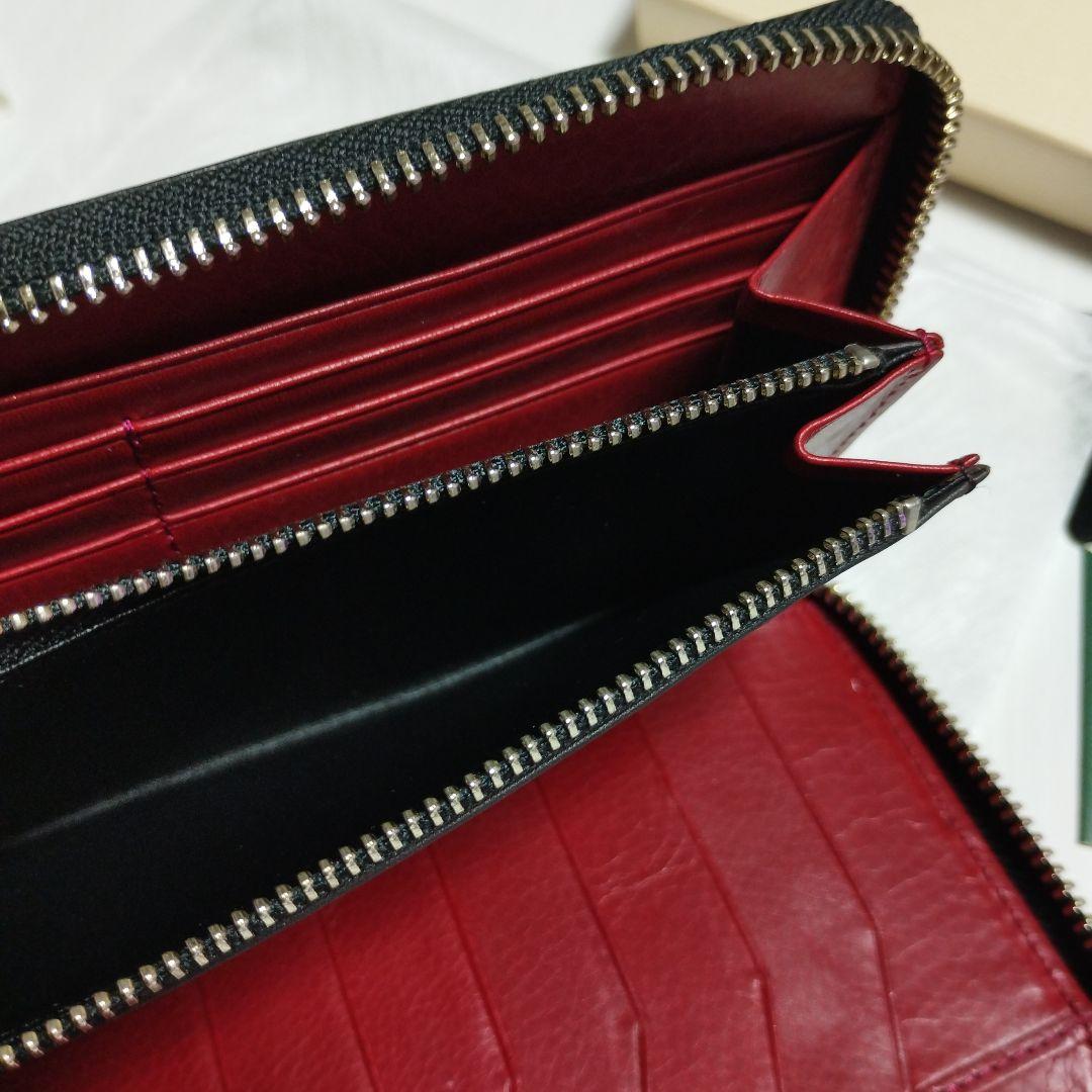 未使用 PRAIRIE GINZA ブライドルレザー 長財布ラウンドジップ 牛革