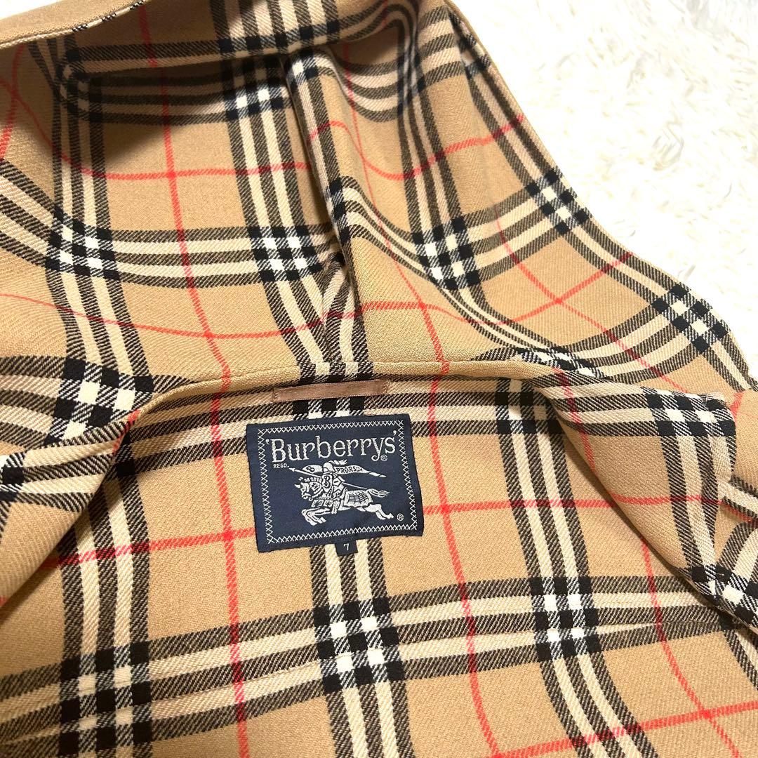 ✨カシミヤ混✨BURBERRY バーバリー　ダッフルコート　ノバチェック　S