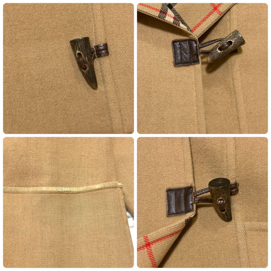 ✨カシミヤ混✨BURBERRY バーバリー　ダッフルコート　ノバチェック　S