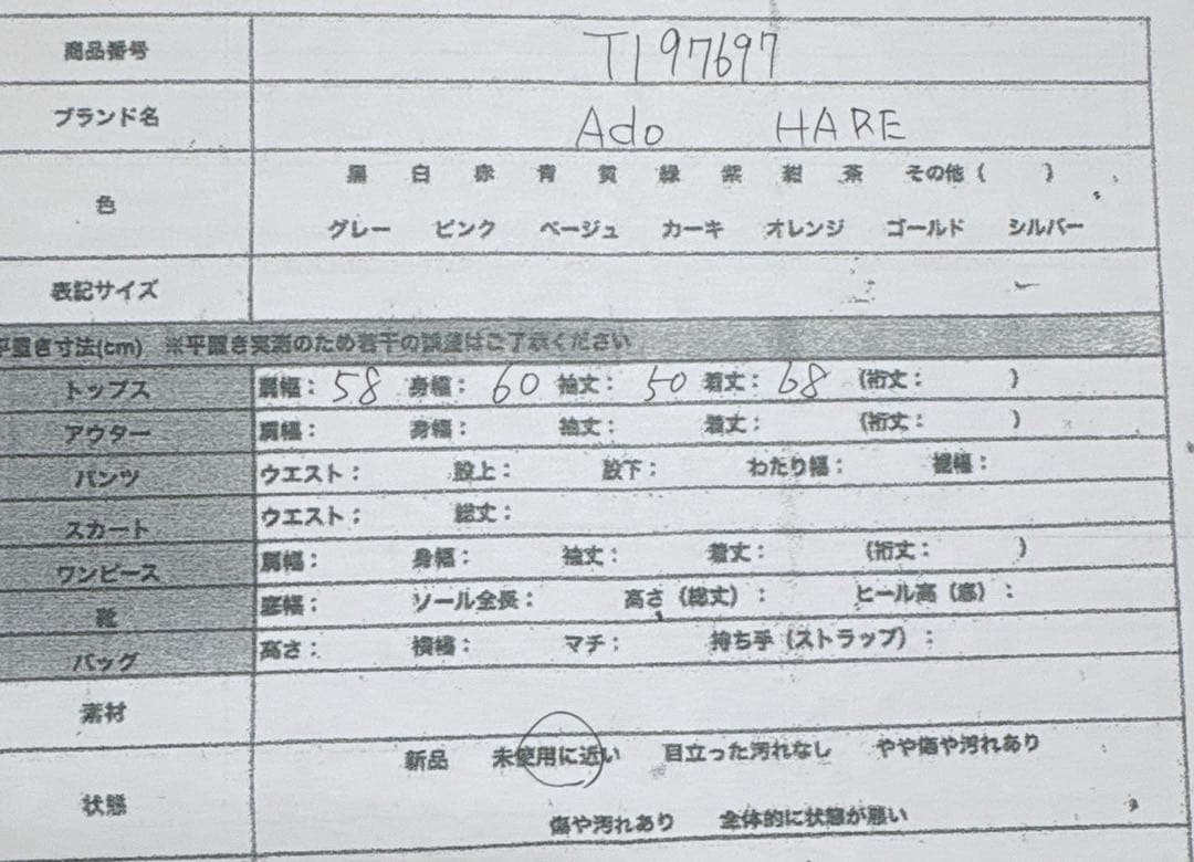 【希少】 HARE × Ado サイドレースアップローズシシュウスウェット