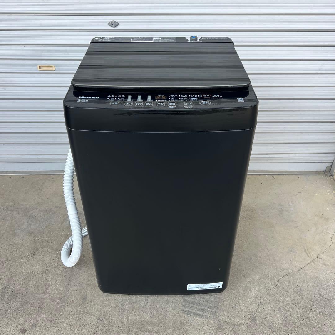 送料込★5.5kg洗濯機 ハイセンス HW-G55E2K 2022年製