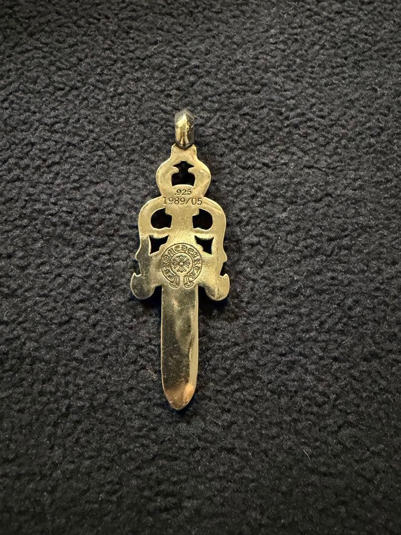 シルバー925 ダガーペンダント　アンカーチェーン (刻印あり)