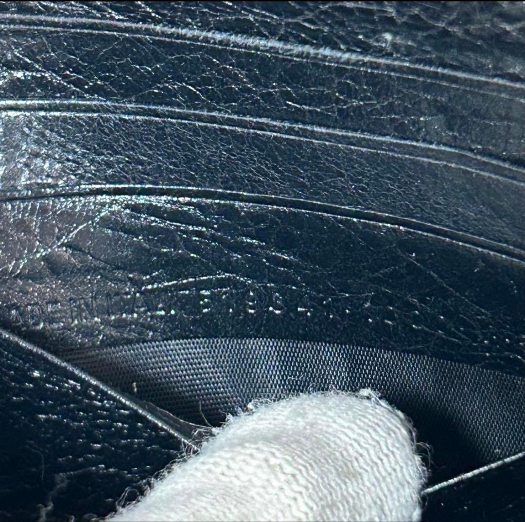 美品✨エッセンシャル】バレンシアガ　ラウンドジップ　レザー　ブラック