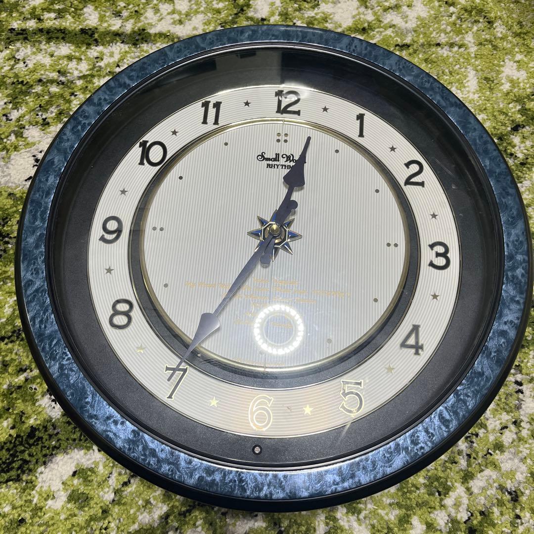 Small Worldからくり時計　4MH754 送料込み