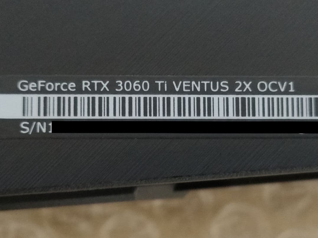 は*ん様 MSI GeForce RTX3060Ti 8GB VENTUS 2X