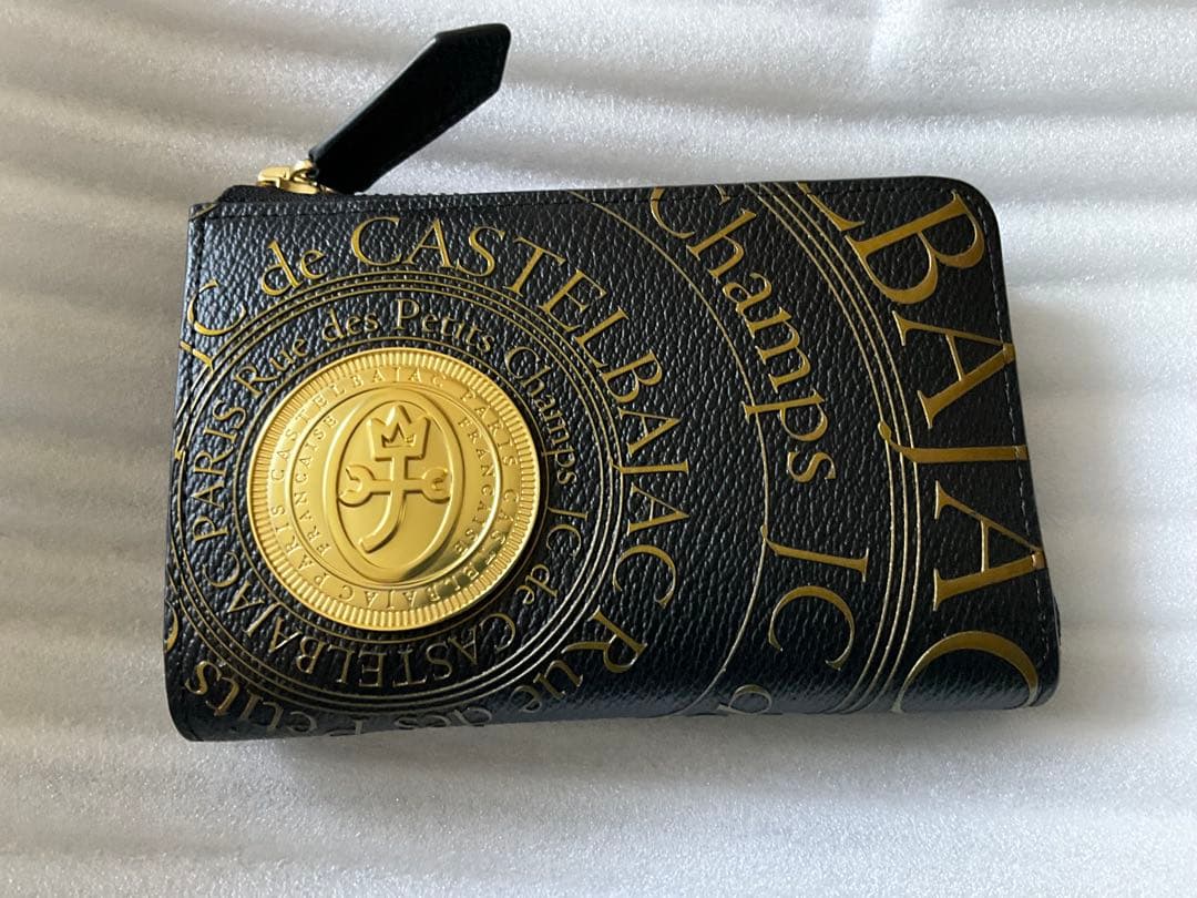 CASTELBAJAC 財布　黒/金