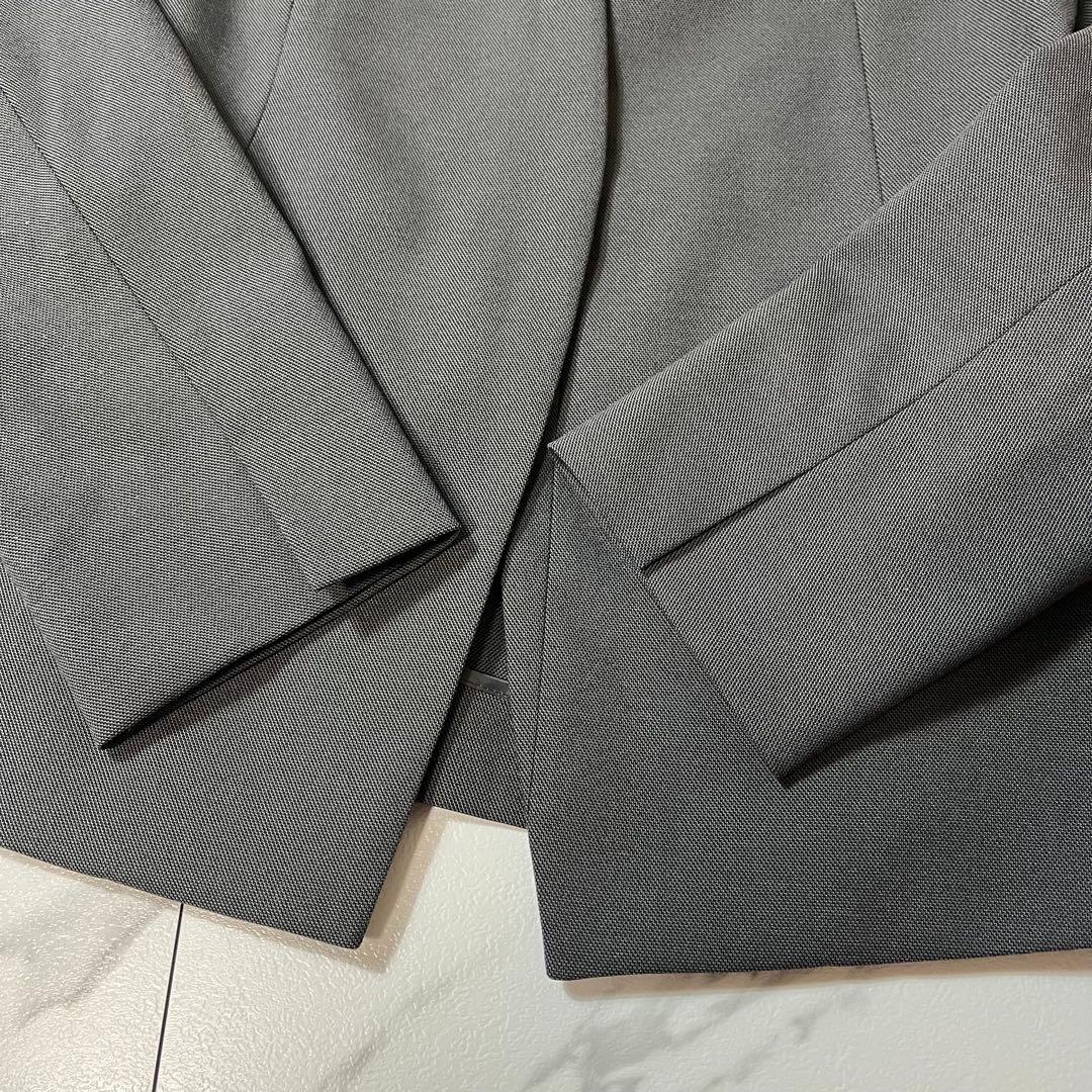 極美品 グリーンレーベルリラクシング 洗える パンツスーツ セットアップ L