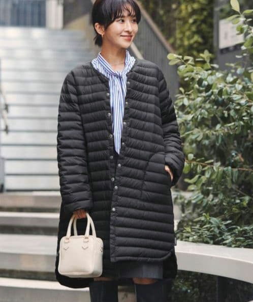 トラディショナルウェザーウェア　ARKLEY　ロングダウン　ブラック　36