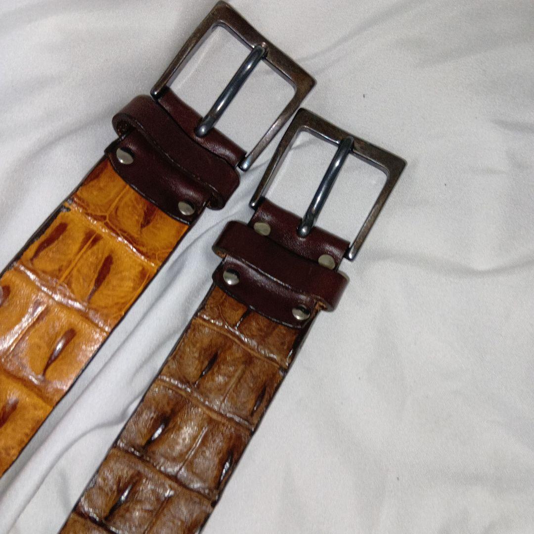 アンドレアダミコ　クロコダイルベルト　２本セット
