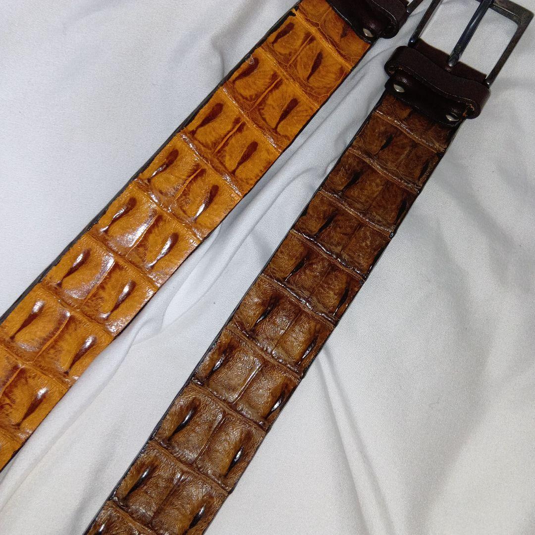 アンドレアダミコ　クロコダイルベルト　２本セット