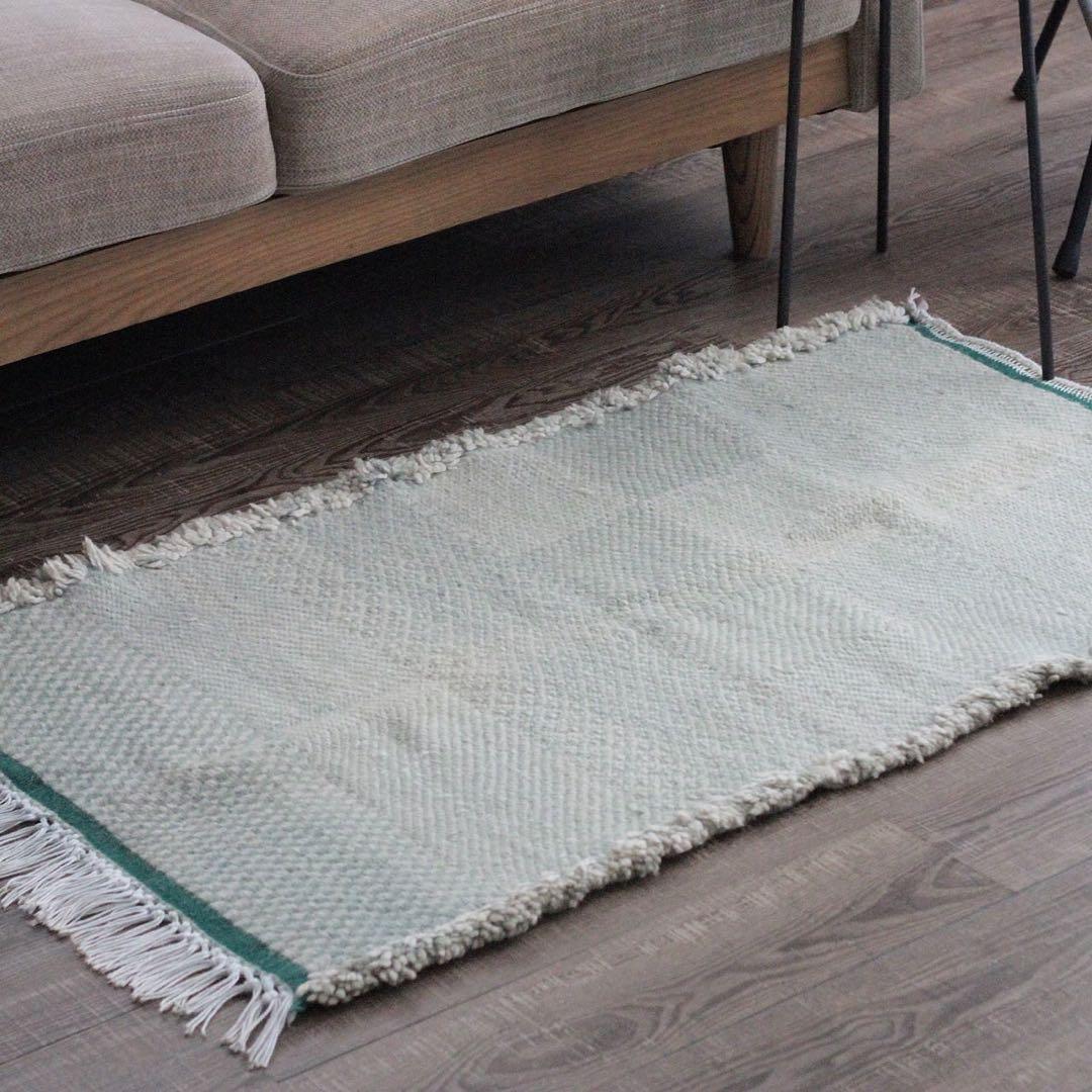 【送料込】希少！ザナフィ モロッコラグ ベージュ119×72cm