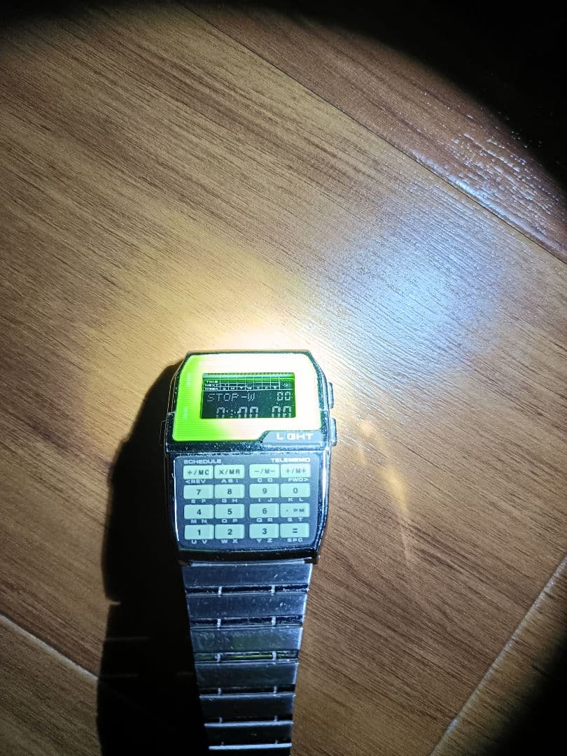 CASIO DATA BANK データバンク反転液晶　デジタル腕時計