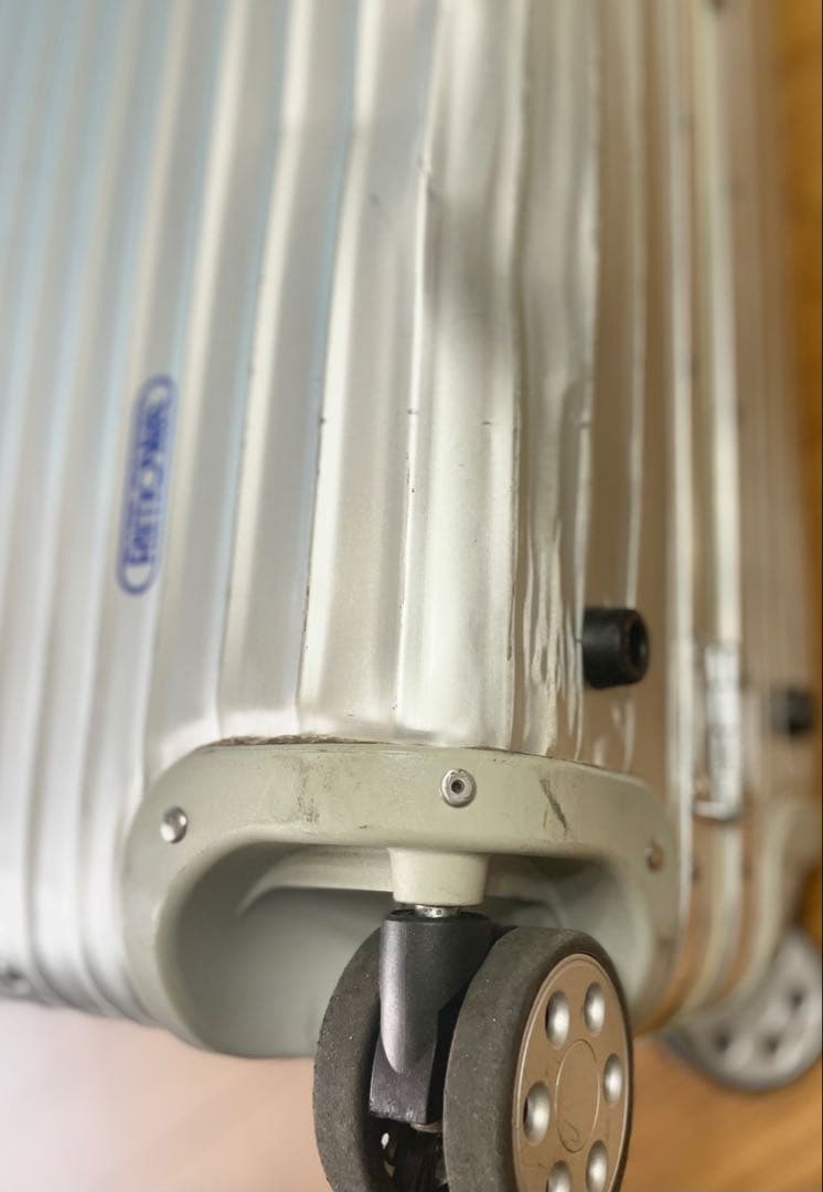 【中古品】RIMOWA_TOPASスーツケース104L/シルバーメタル93277