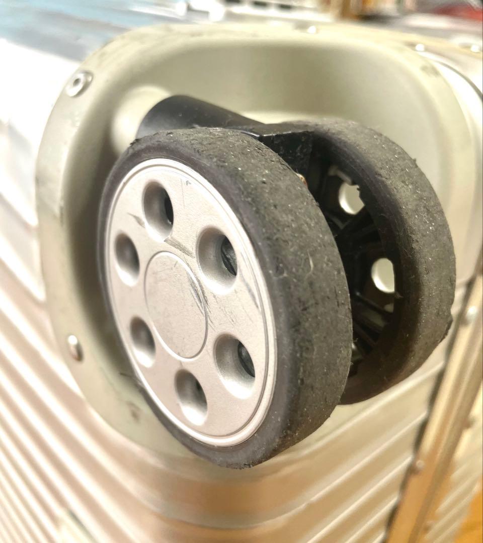 【中古品】RIMOWA_TOPASスーツケース104L/シルバーメタル93277