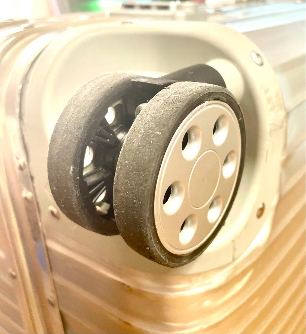 【中古品】RIMOWA_TOPASスーツケース104L/シルバーメタル93277