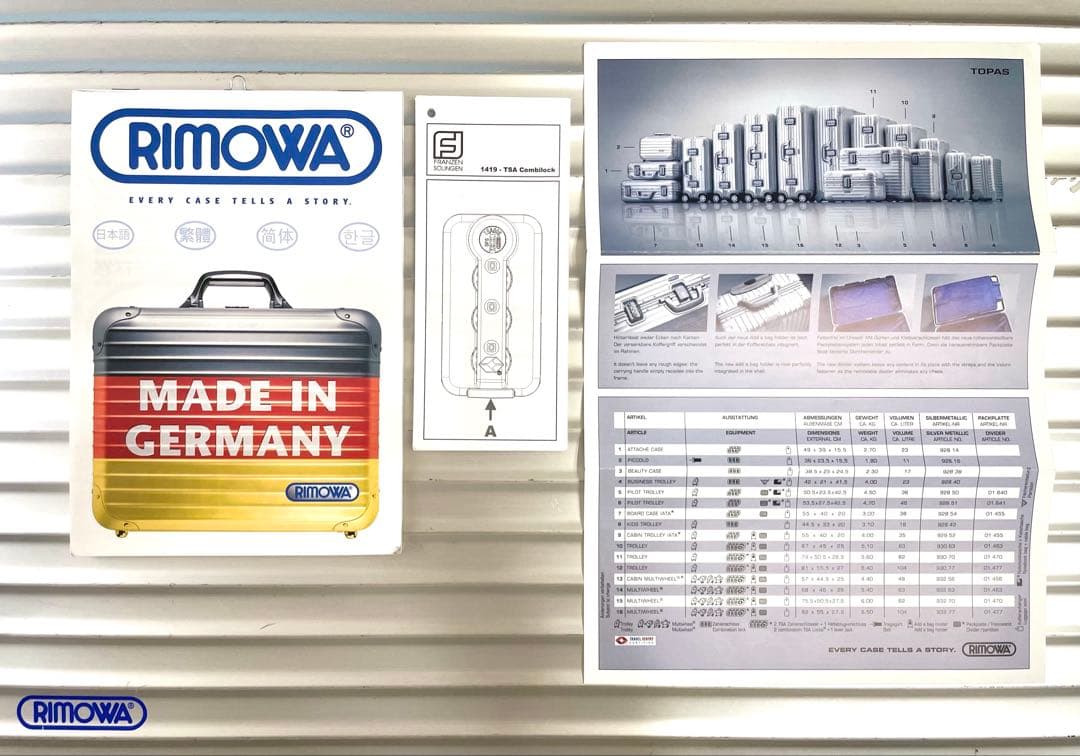 【中古品】RIMOWA_TOPASスーツケース104L/シルバーメタル93277