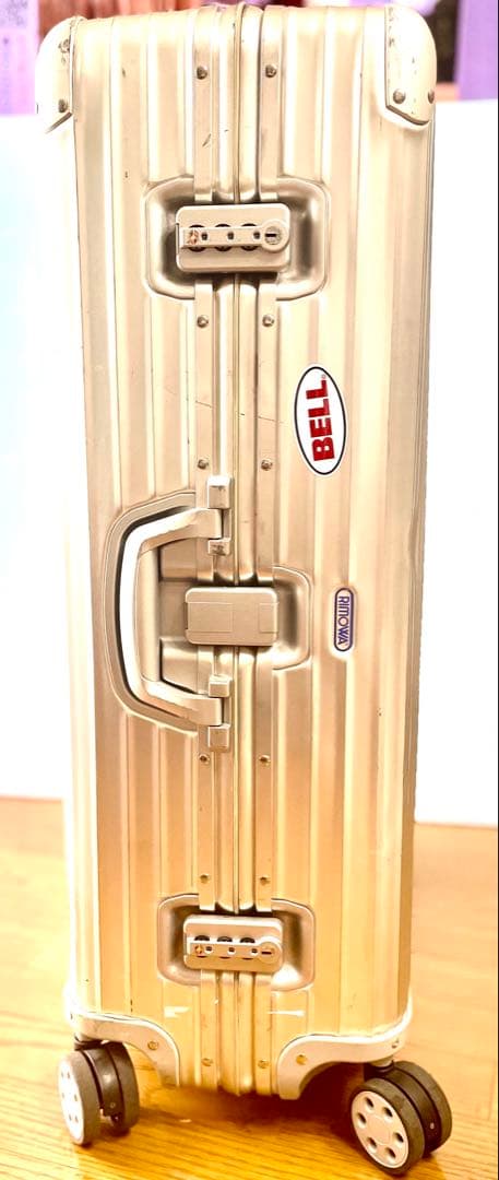 【中古品】RIMOWA_TOPASスーツケース104L/シルバーメタル93277