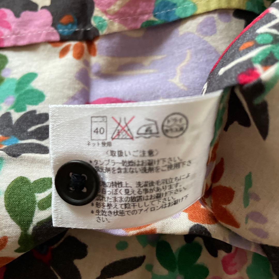 【極美品】Paul Smith ポールスミス　花柄シャツ　M コットン100%