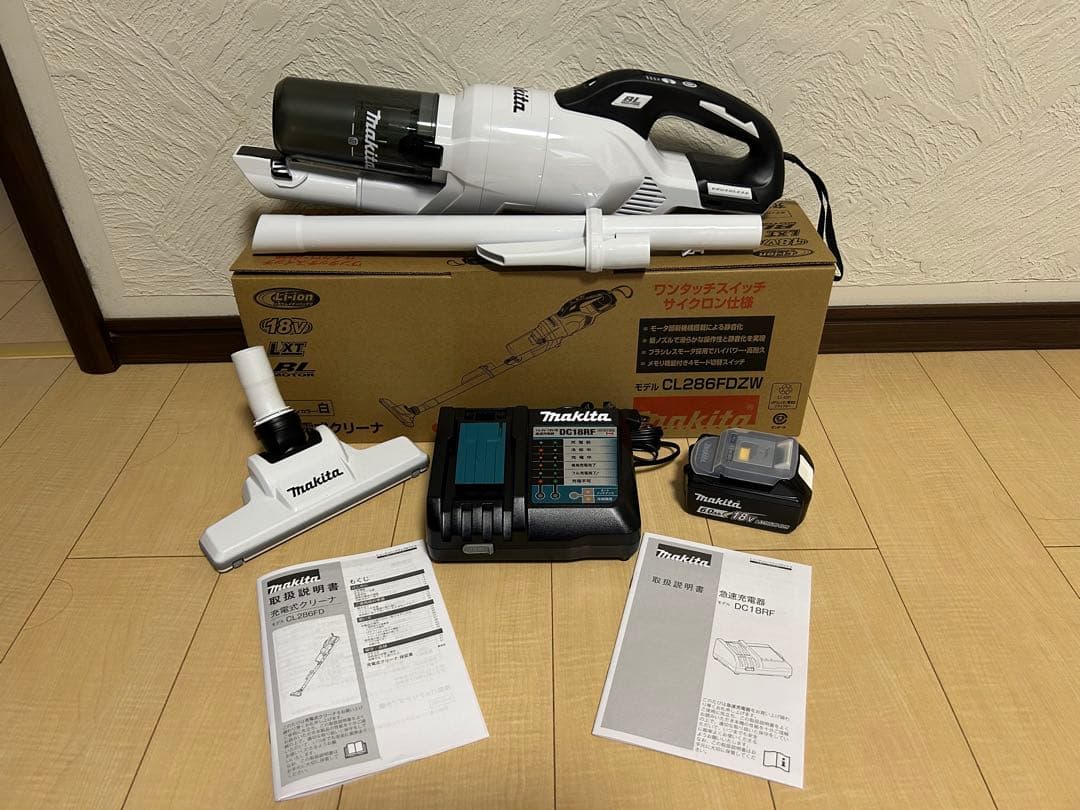 新品Makita マキタCL286FDRFW充電式スティッククリーナー6.0Ah