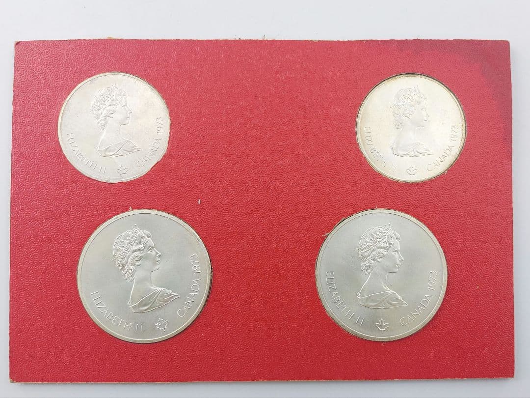 1976年 カナダオリンピック記念銀貨 シルバー925 4枚セット