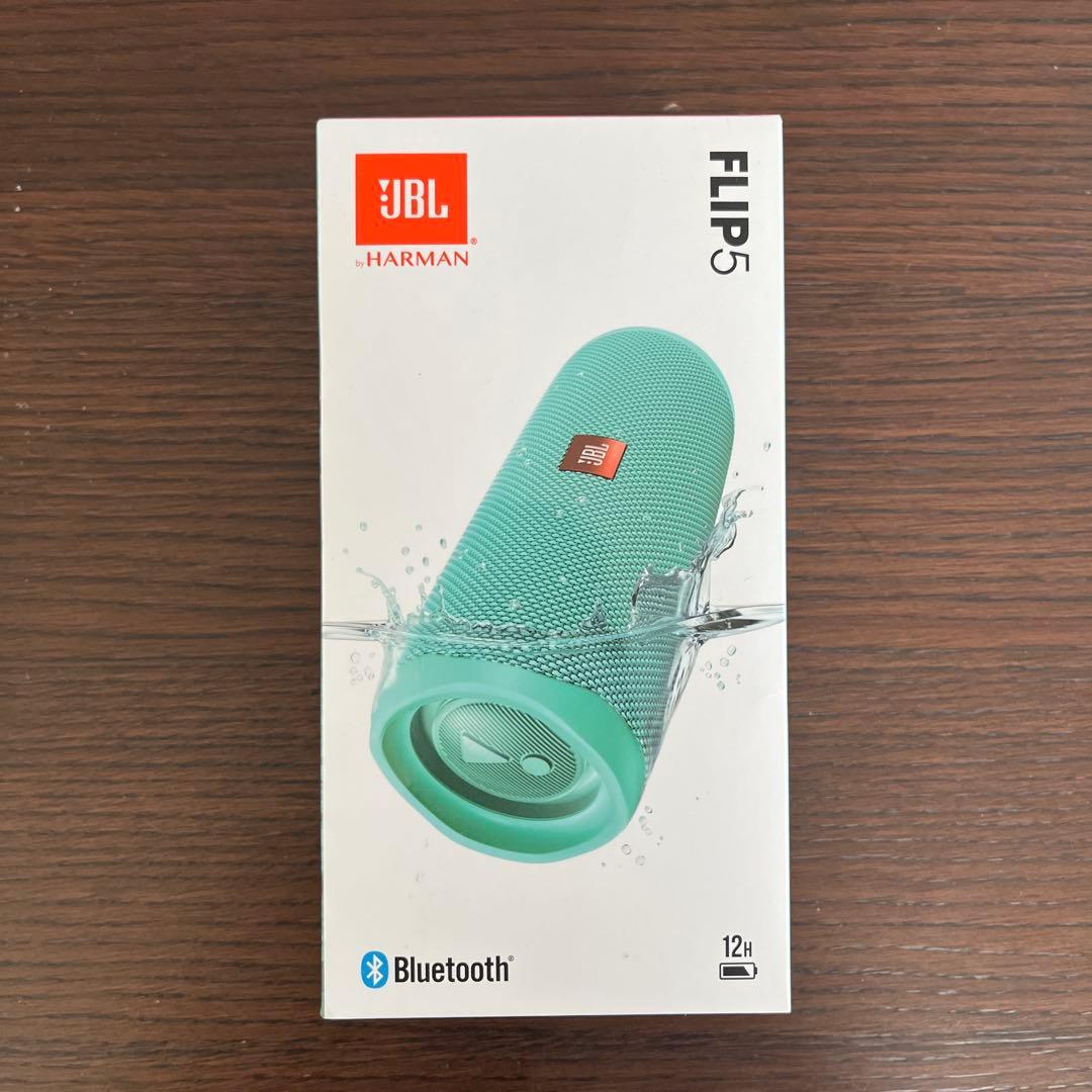 【新品・未開封】JBL FLIP5 スピーカー(カラー：ティール)グリーン