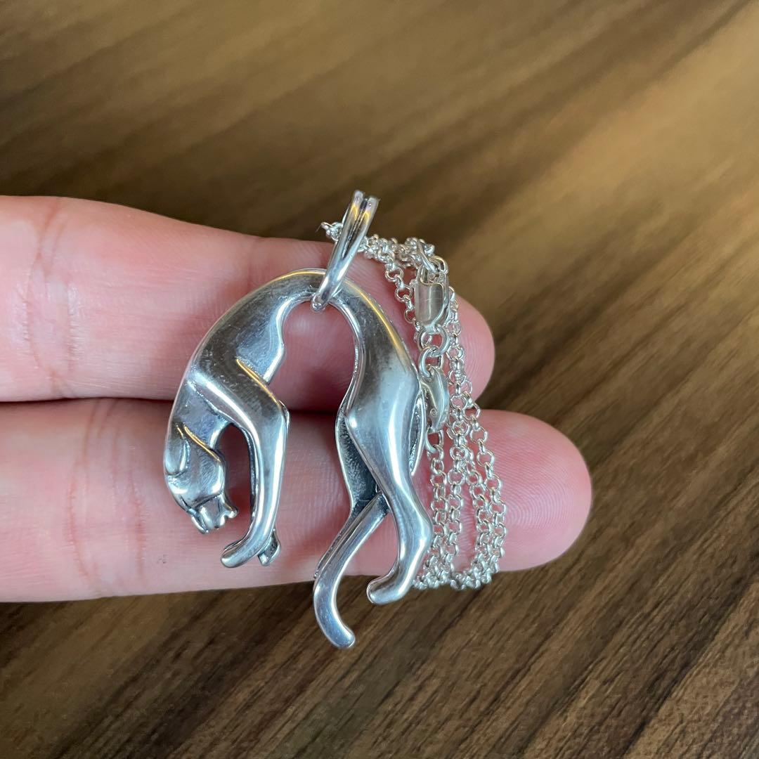 レオパード 舐達麻 バダサイ シルバー 925 ネックレス ハンドメイド