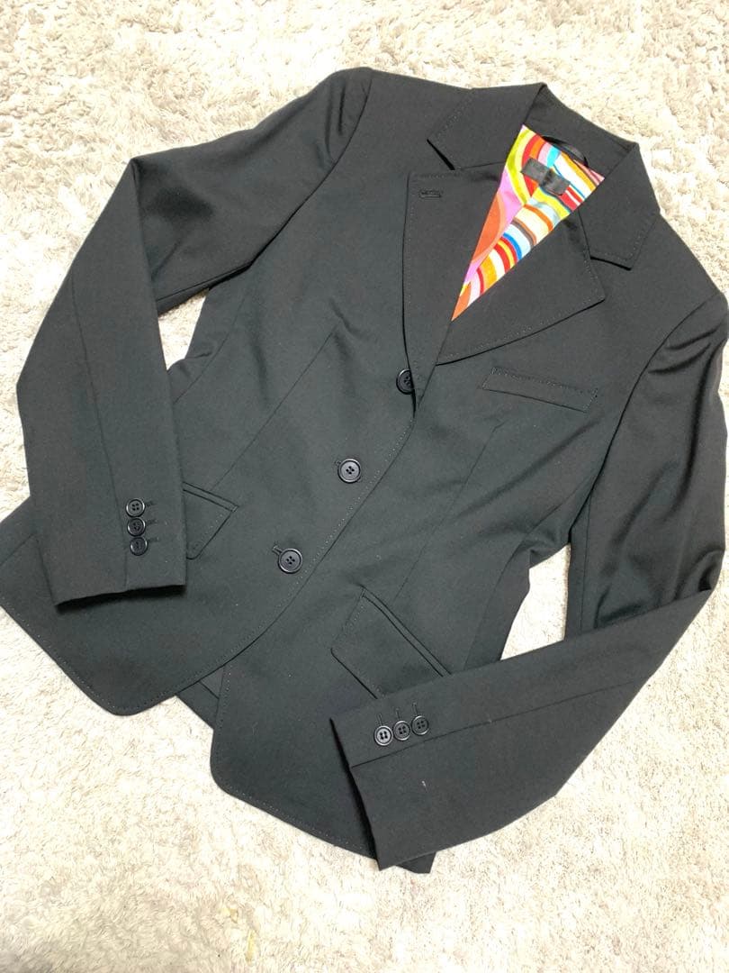 美品ｐａｕｌ　ｓｍiｔｈ　ポールスミス　パンツスーツ　38サイズ(Ｍ) ブラック