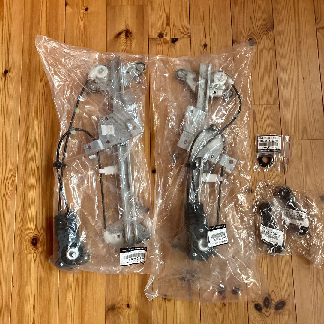 NAロードスター手動ウィンドーレギュレーター左右クルクル手回しハンドル付