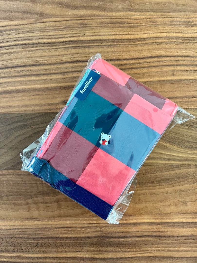 familiar ファミリア くま 赤系チェック シュパット 保冷バッグ エコ