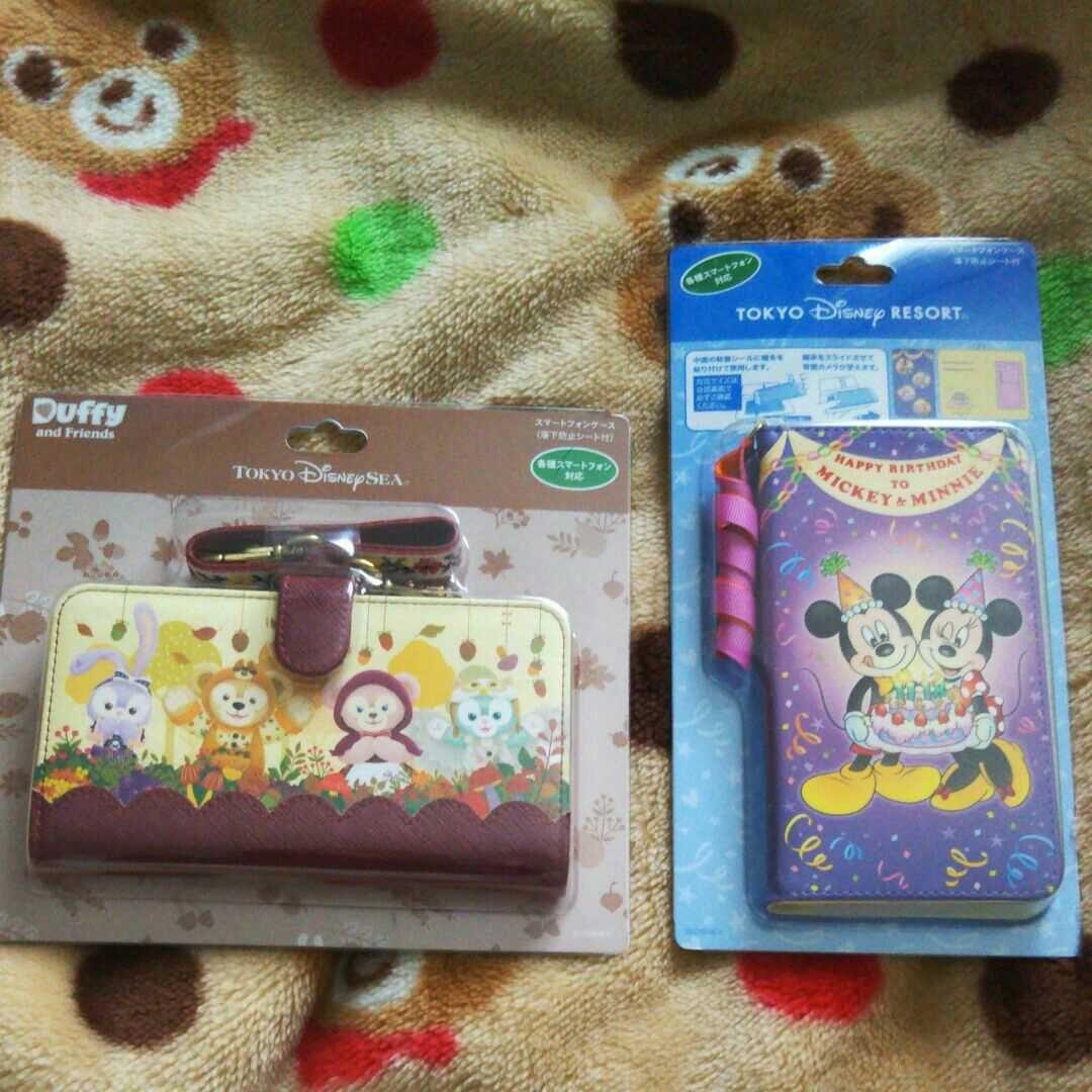 新品　ダッフィー　スマホ　ケース　ミッキー