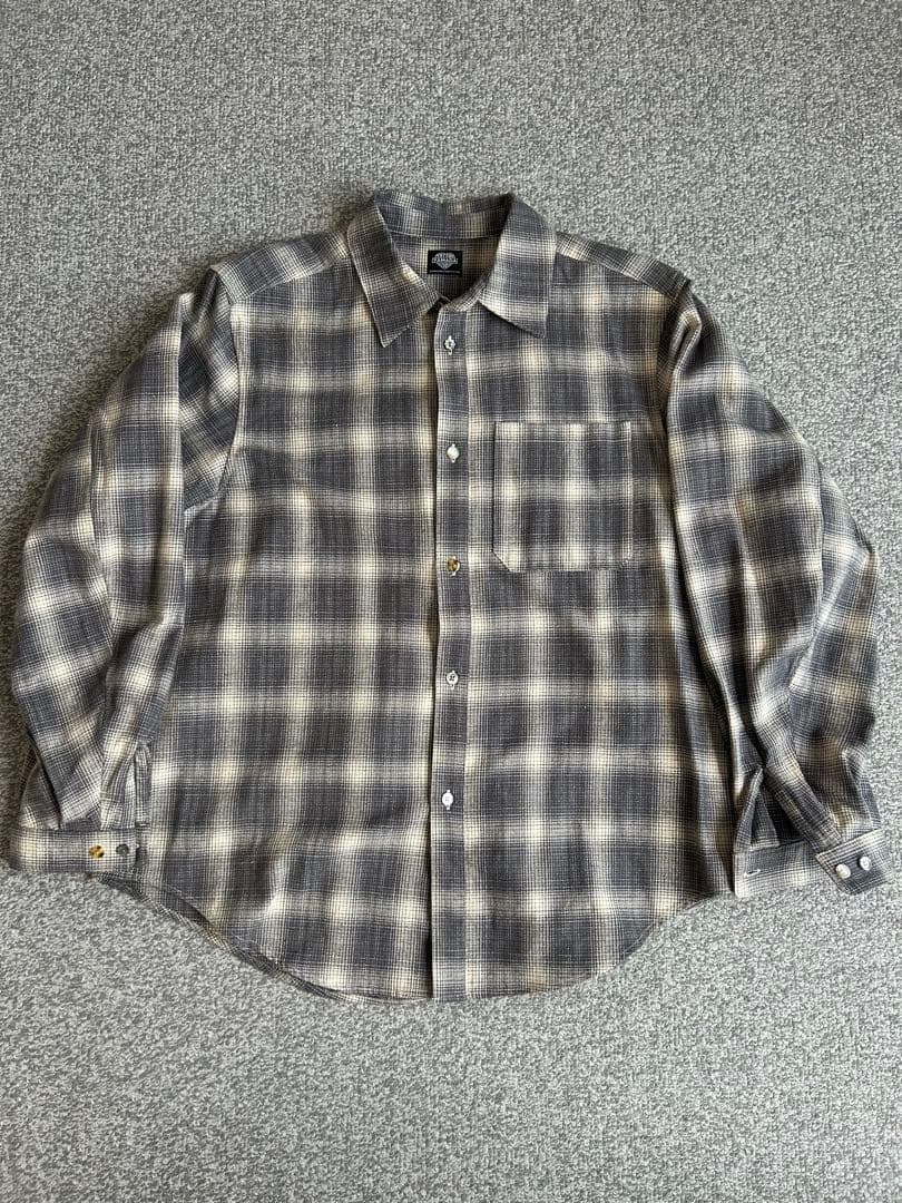 tattoo studio yamada 山田蓮オンブレ グレーシャツ　M