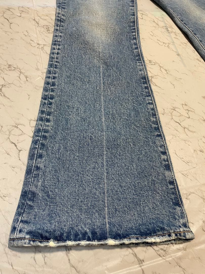 【美品】MOUSSY マウジー MVS FLARE フレアデニム 25インチ