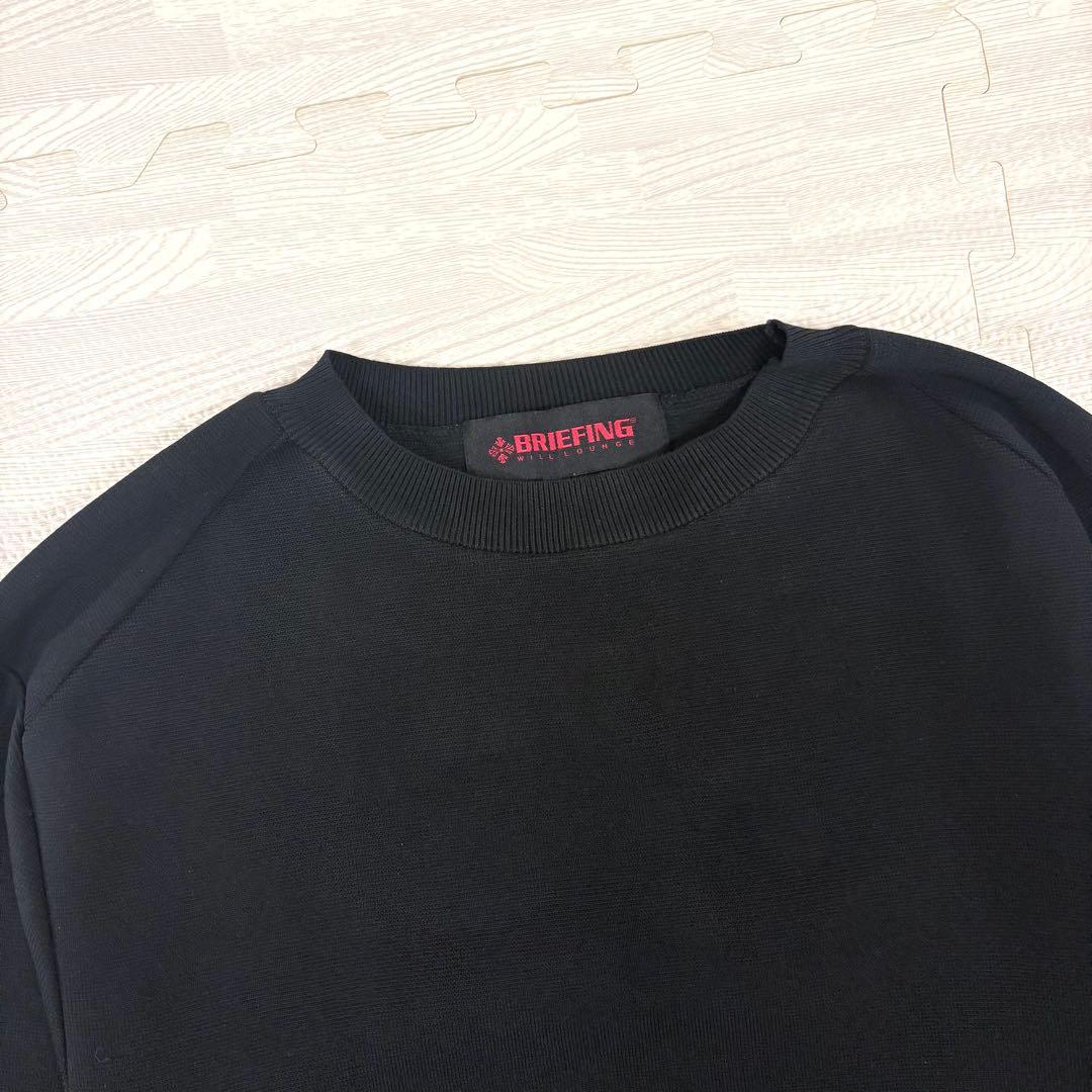 美品＊ブリーフィング　近年モデル　ミラノリブ切替ニット　ブラック　L