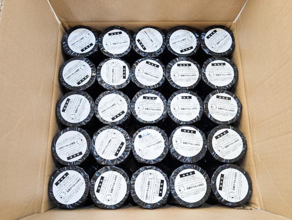 【新品 50本セット】 DK-1209 ブラザー 互換LABO ラベル 強粘着